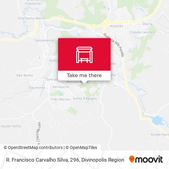 R. Francisco Carvalho Silva, 296 map