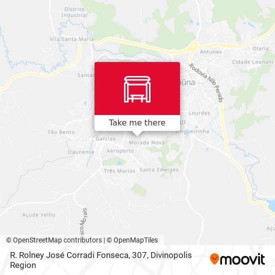 R. Rolney José Corradi Fonseca, 307 map
