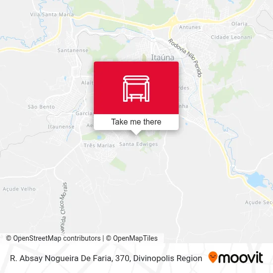 R. Absay Nogueira De Faria, 370 map