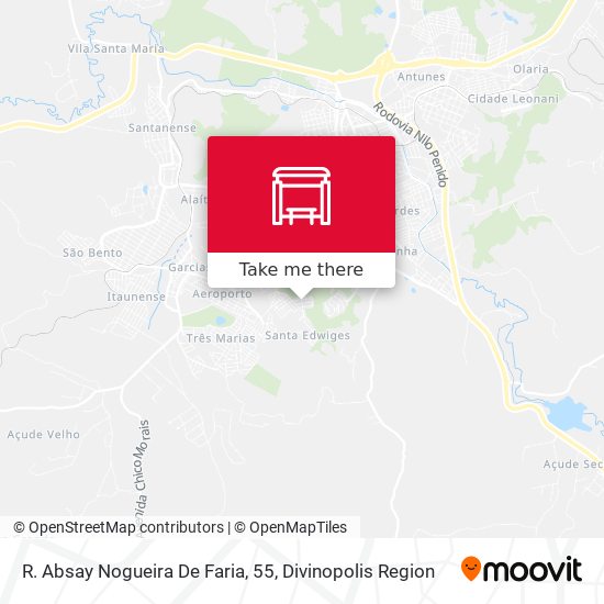 R. Absay Nogueira De Faria, 55 map