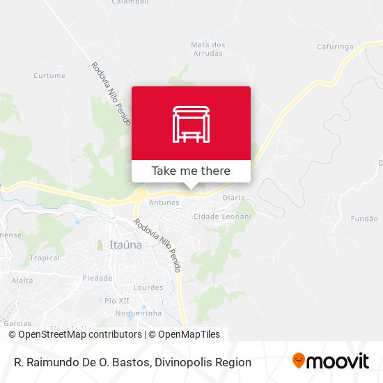 R. Raimundo De O. Bastos map