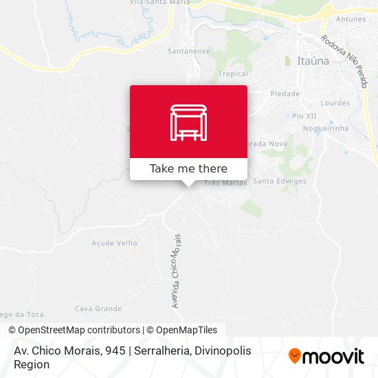 Mapa Av. Chico Morais, 945 | Serralheria