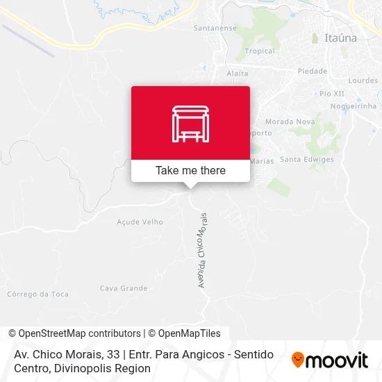 Av. Chico Morais, 33 | Entr. Para Angicos - Sentido Centro map
