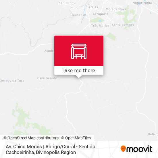 Av. Chico Morais | Abrigo / Curral - Sentido Cachoeirinha map