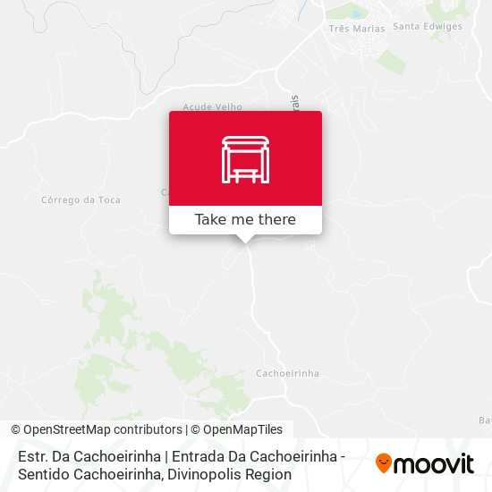 Estr. Da Cachoeirinha | Entrada Da Cachoeirinha - Sentido Cachoeirinha map