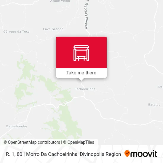 R. 1, 80 | Morro Da Cachoeirinha map