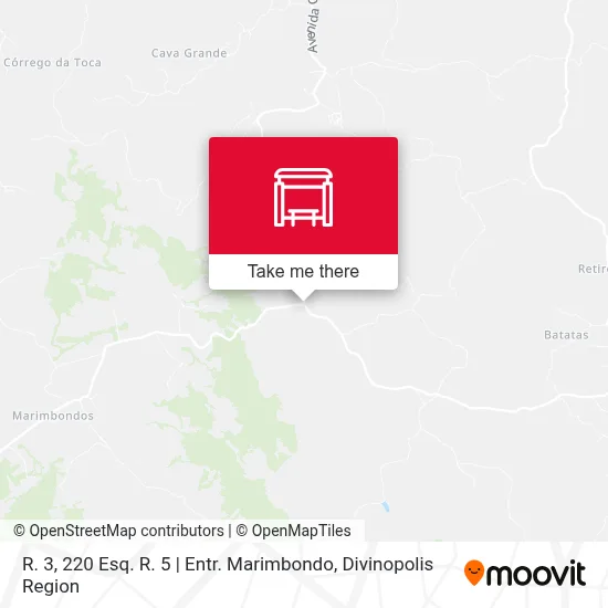 R. 3, 220 Esq. R. 5 | Entr. Marimbondo map