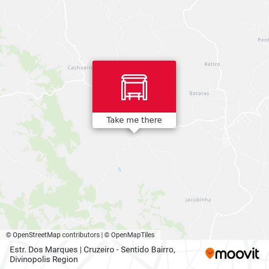 Estr. Dos Marques | Cruzeiro - Sentido Bairro map
