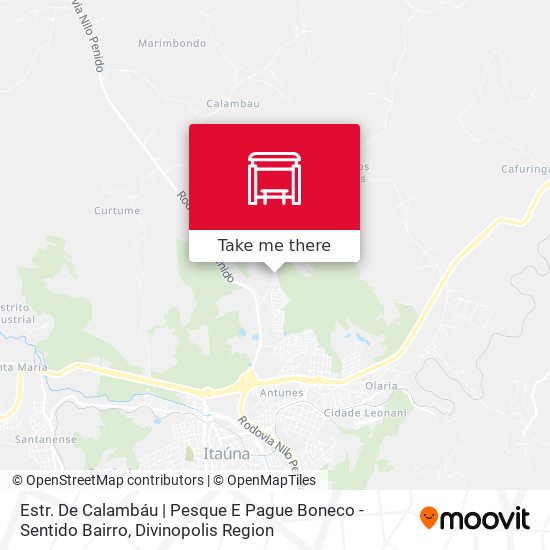 Estr. De Calambáu | Pesque E Pague Boneco - Sentido Bairro map