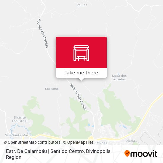 Estr. De Calambáu | Sentido Centro map
