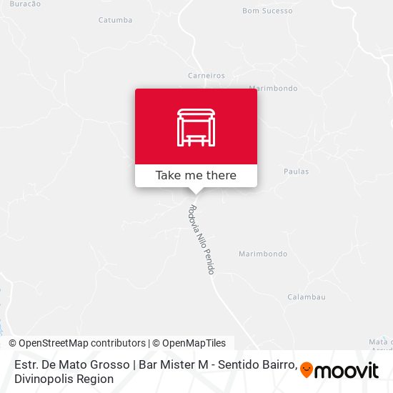 Estr. De Mato Grosso | Bar Mister M - Sentido Bairro map