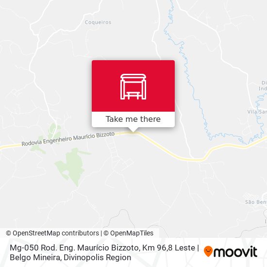 Mg-050 Rod. Eng. Maurício Bizzoto, Km 96,8 Leste | Belgo Mineira map