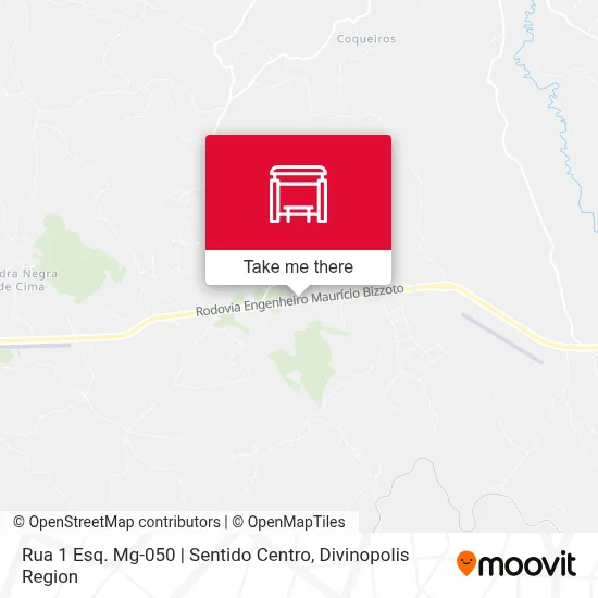 Rua 1 Esq. Mg-050 | Sentido Centro map