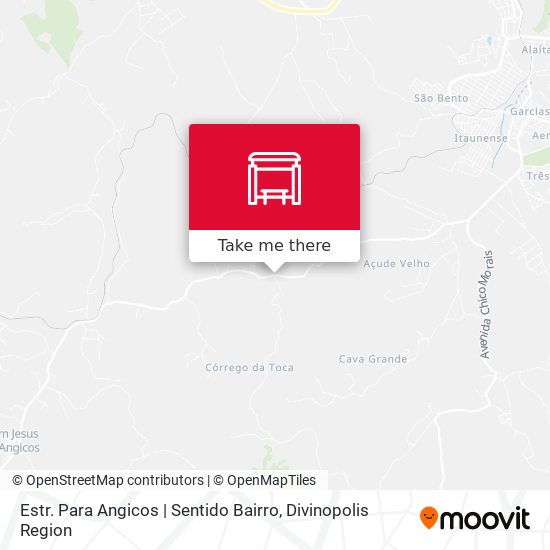Estr. Para Angicos | Sentido Bairro map