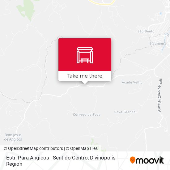 Estr. Para Angicos | Sentido Centro map