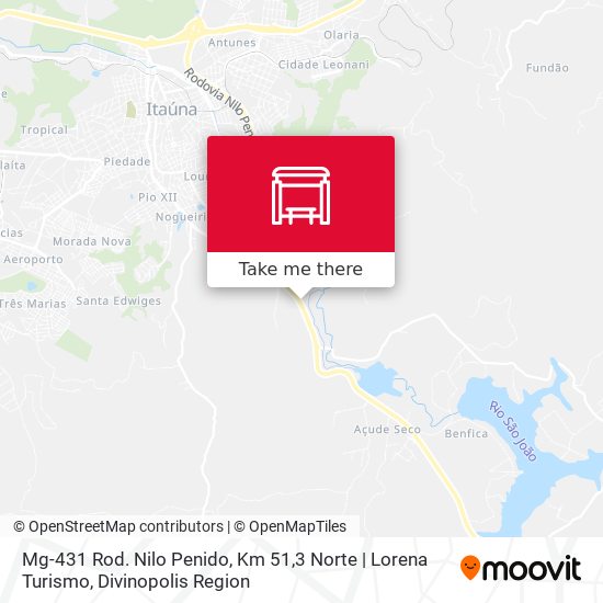 Mg-431 Rod. Nilo Penido, Km 51,3 Norte | Lorena Turismo map