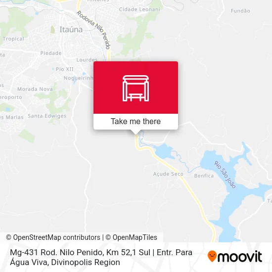 Mg-431 Rod. Nilo Penido, Km 52,1 Sul | Entr. Para Água Viva map