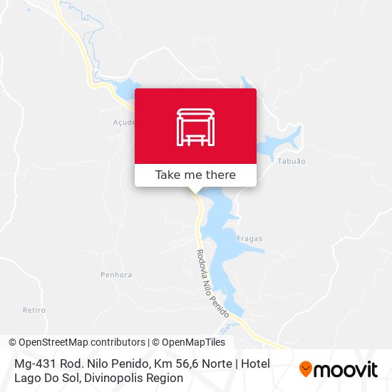 Mg-431 Rod. Nilo Penido, Km 56,6 Norte | Hotel Lago Do Sol map