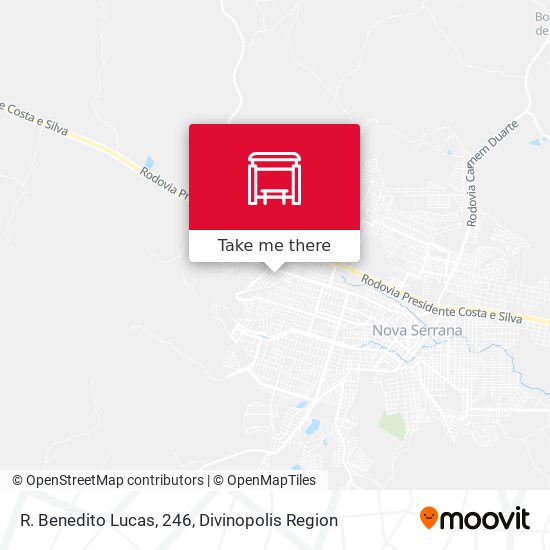 R. Benedito Lucas, 246 map
