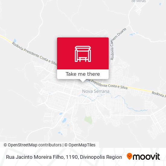 Rua Jacinto Moreira Filho, 1190 map