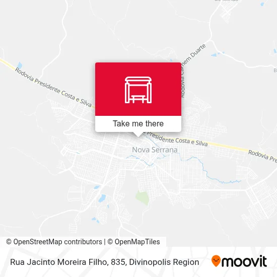 Rua Jacinto Moreira Filho, 835 map