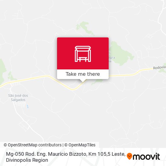 Mg-050 Rod. Eng. Maurício Bizzoto, Km 105,5 Leste map