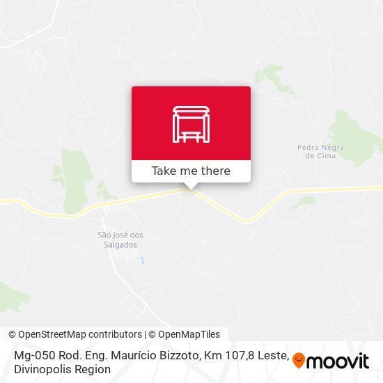 Mg-050 Rod. Eng. Maurício Bizzoto, Km 107,8 Leste map
