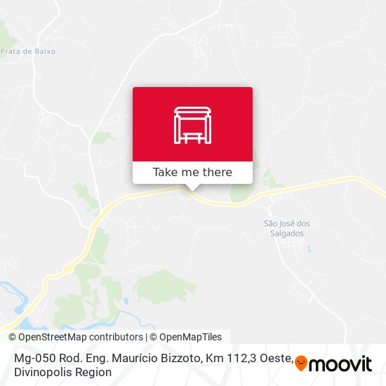 Mg-050 Rod. Eng. Maurício Bizzoto, Km 112,3 Oeste map