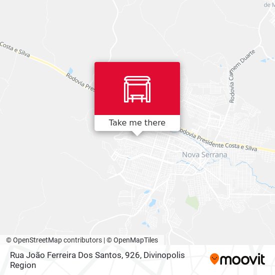 Rua João Ferreira Dos Santos, 926 map