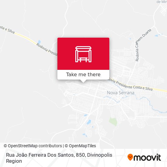 Rua João Ferreira Dos Santos, 850 map