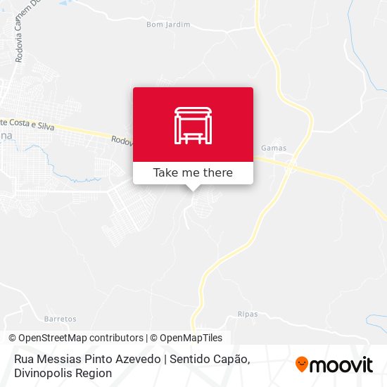 Rua Messias Pinto Azevedo | Sentido Capão map