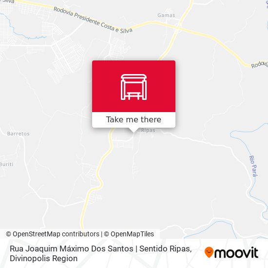 Rua Joaquim Máximo Dos Santos | Sentido Ripas map