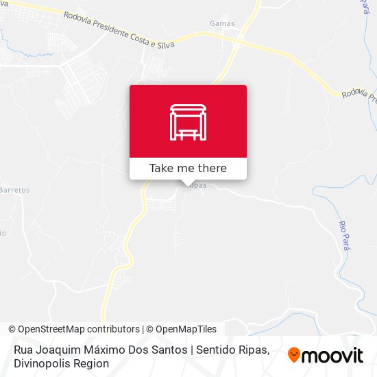 Rua Joaquim Máximo Dos Santos | Sentido Ripas map