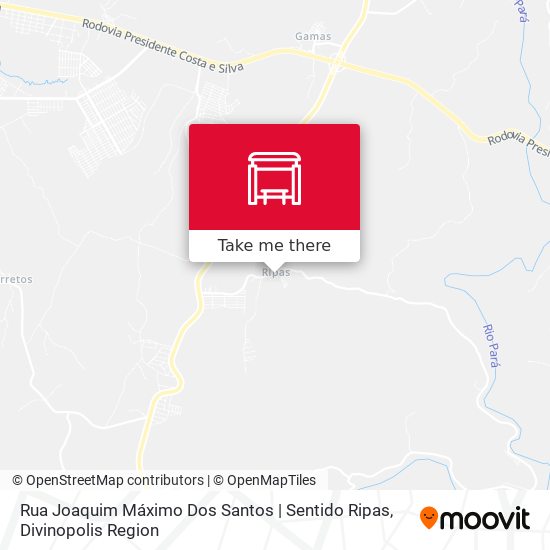 Rua Joaquim Máximo Dos Santos | Sentido Ripas map