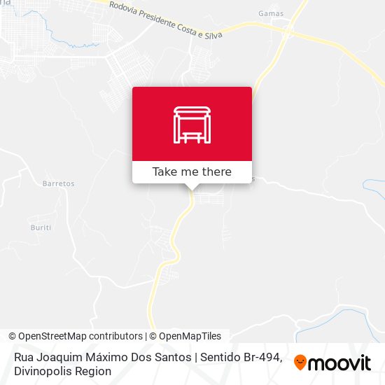 Rua Joaquim Máximo Dos Santos | Sentido Br-494 map