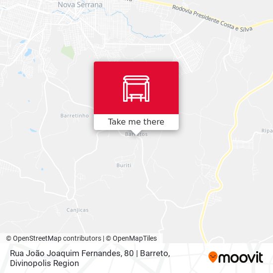 Rua João Joaquim Fernandes, 80 | Barreto map
