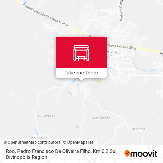 Rod. Pedro Francisco De Oliveira Filho, Km 0,2 Sul map
