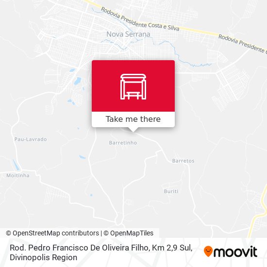 Rod. Pedro Francisco De Oliveira Filho, Km 2,9 Sul map