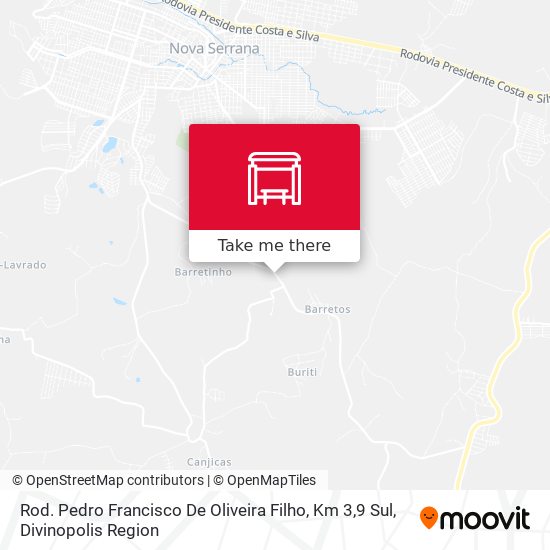 Rod. Pedro Francisco De Oliveira Filho, Km 3,9 Sul map