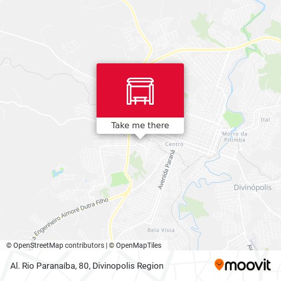 Al. Rio Paranaíba, 80 map