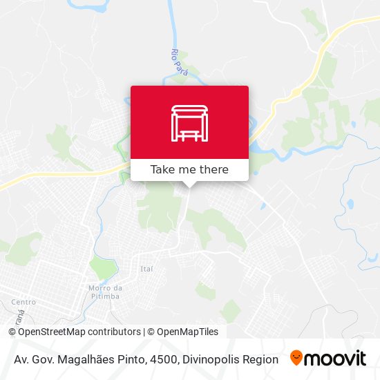 Av. Gov. Magalhães Pinto, 4500 map