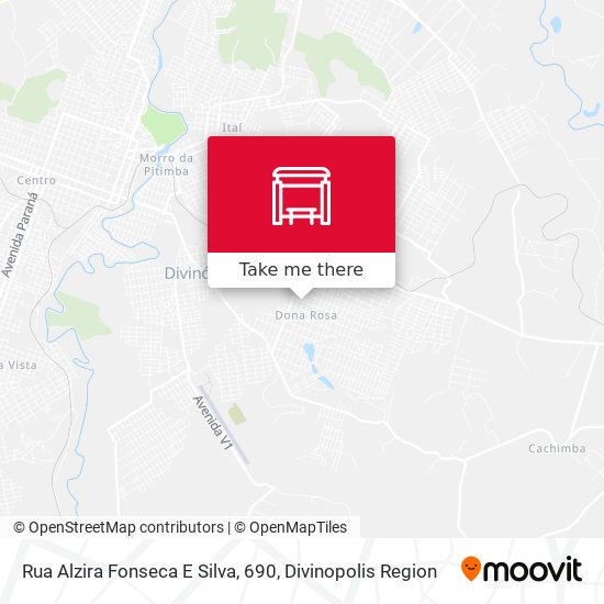 Rua Alzira Fonseca E Silva, 690 map