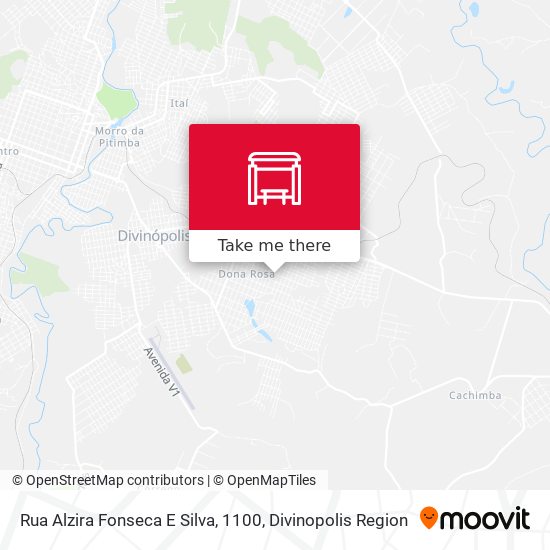 Rua Alzira Fonseca E Silva, 1100 map