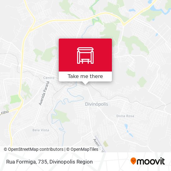 Rua Formiga, 735 map