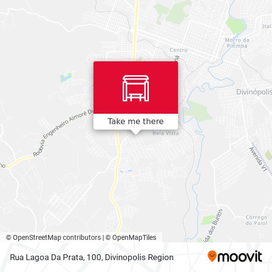 Rua Lagoa Da Prata, 100 map
