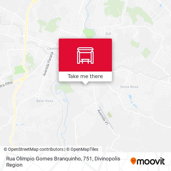 Mapa Rua Olímpio Gomes Branquinho, 751