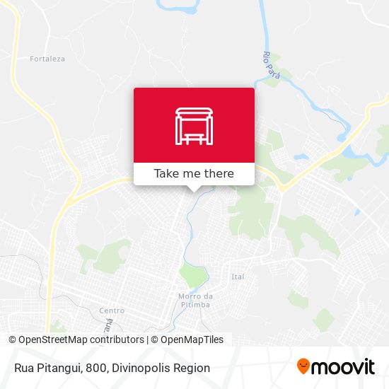 Rua Pitangui, 800 map