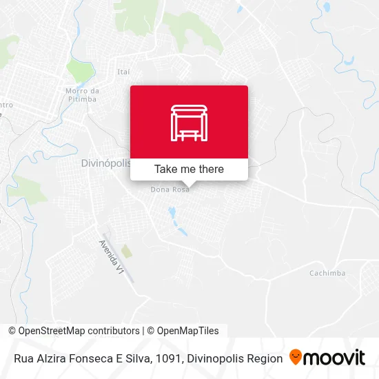 Rua Alzira Fonseca E Silva, 1091 map