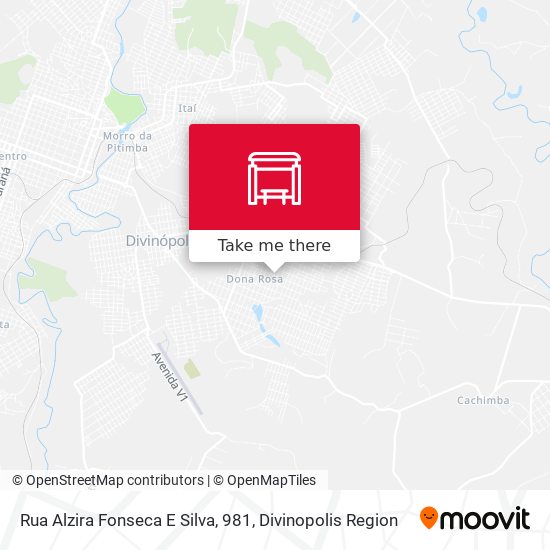 Rua Alzira Fonseca E Silva, 981 map