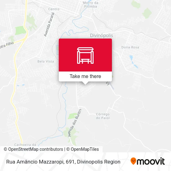 Rua Amâncio Mazzaropi, 691 map
